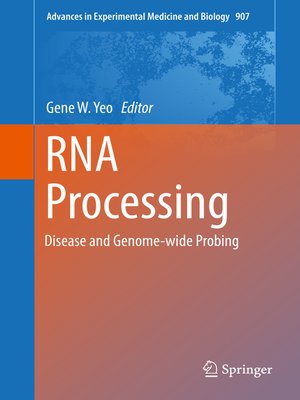 cover image of RNA Processing